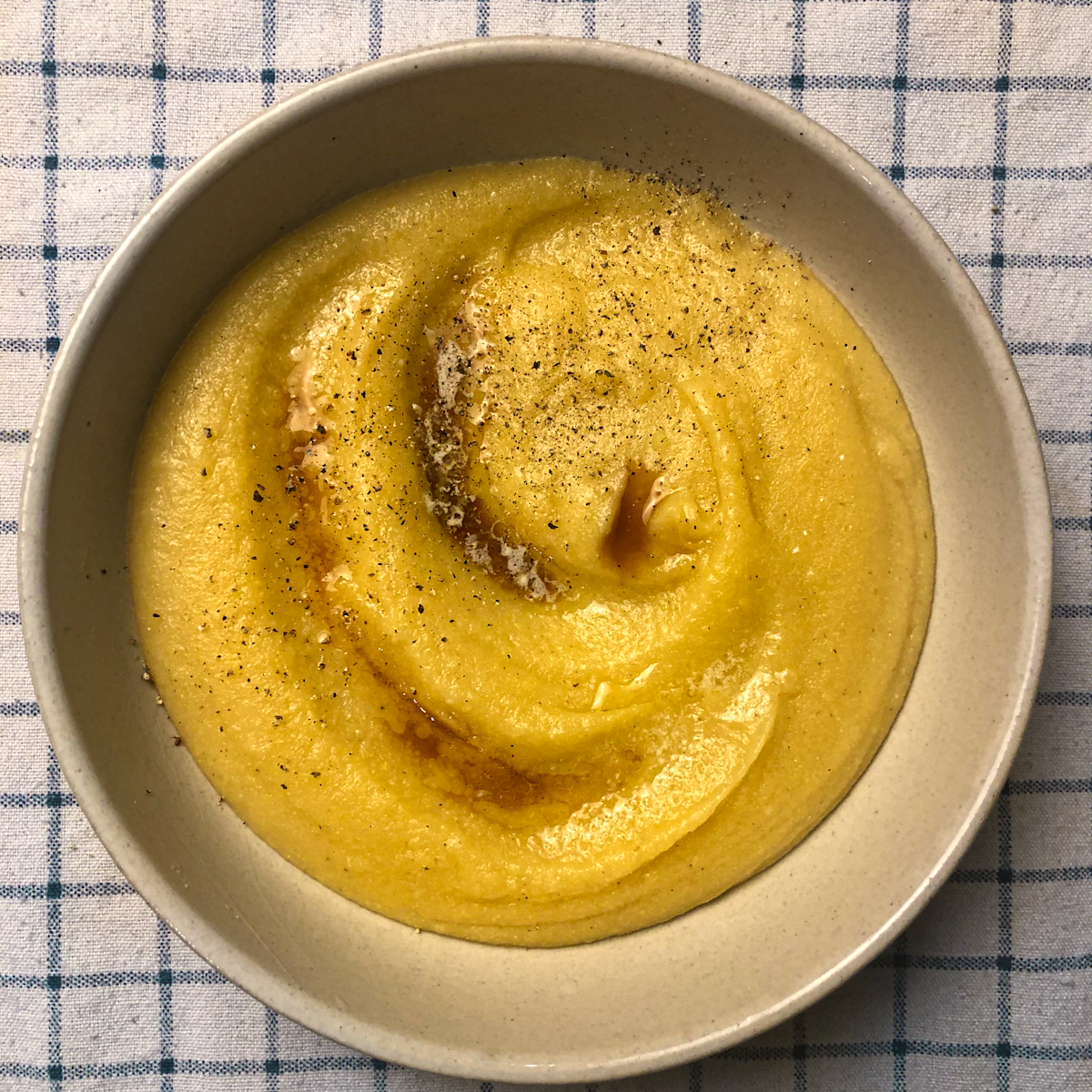 Creamy Miso Polenta