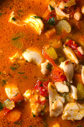 Roasted Tomato and Cod Stew