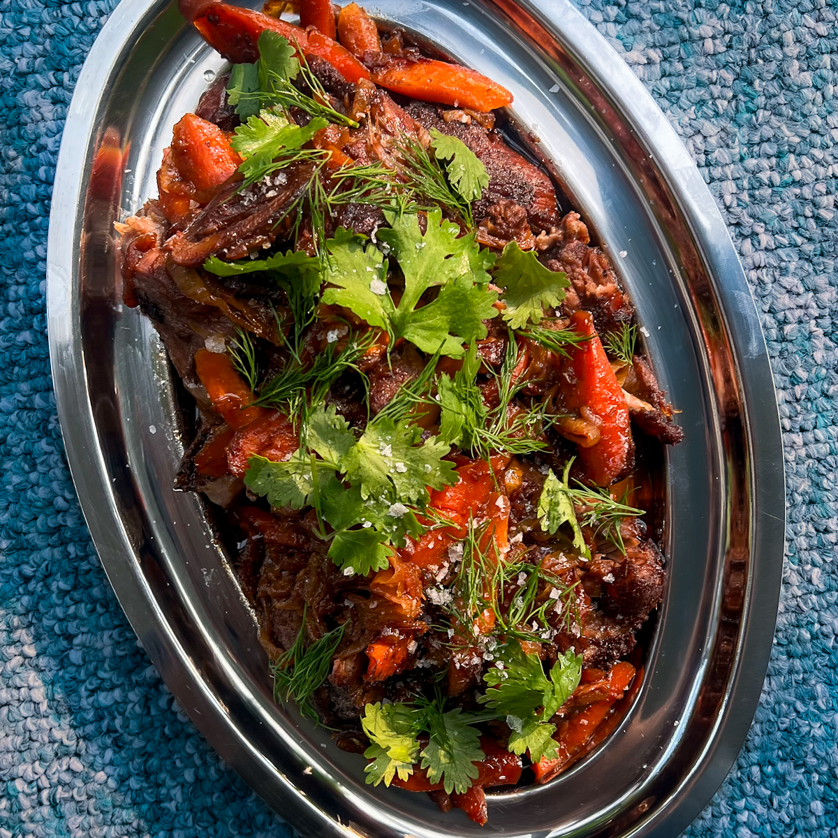 Spiced Lamb Shoulder with Dates & Preserved Lemon