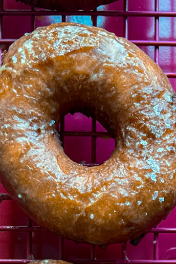 Miso Maple Sour Cream Cake Donuts